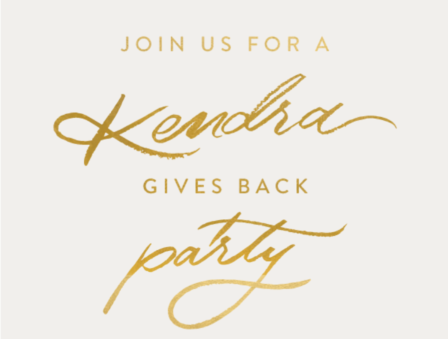 Kendra Scott Gives Back Party Junior League of Ann Arbor